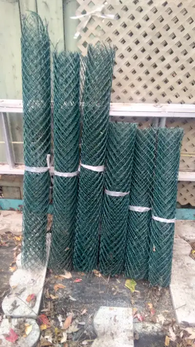 Filet de jardin 1,5po x 1,5po en PVC vert