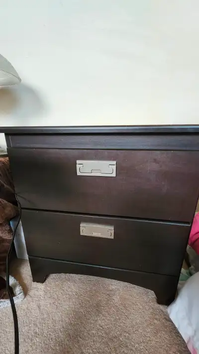 Bedroom set for sale. Purchased for $1600 + tax. Brand new, at most used for 6 months. Large mirror...