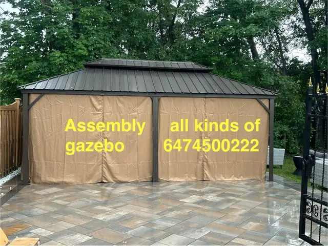 Gazebo installation425225470252175360