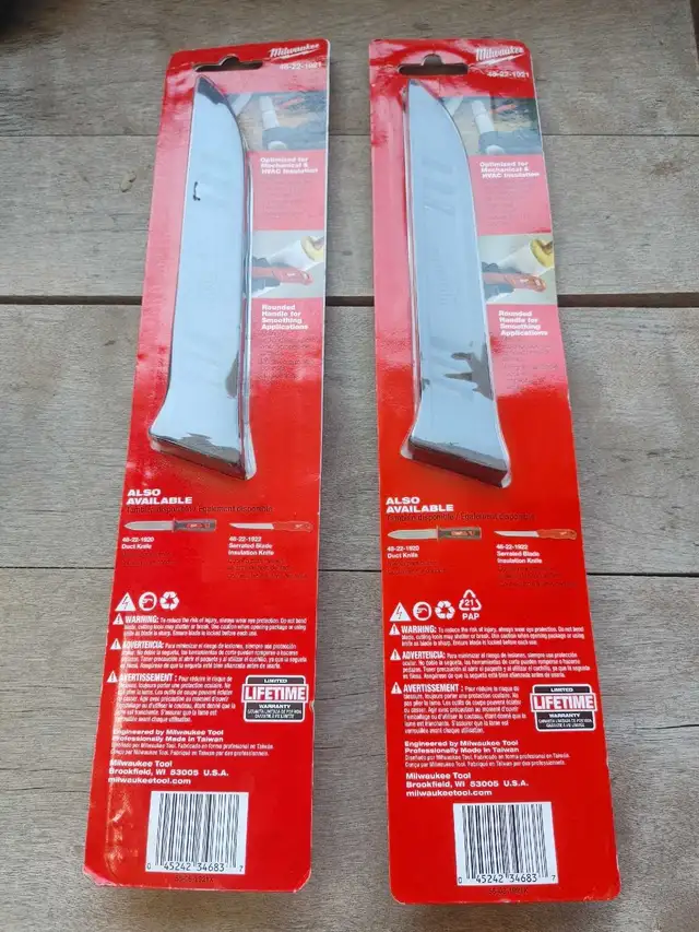 Milwaukee smooth blade insulation knife 20$ OBO in Hand Tools in Windsor Region - Image 5