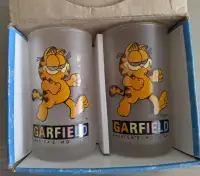 Ensemble de 2 verres Garfield vintage