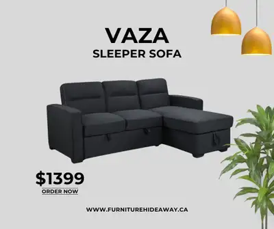 Sleeper Sofa – Pull-Out Bed – Brand New, View more