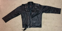 NEW Black Leather Jacket