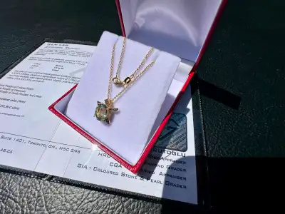 #792 - EFFY 14kt Yellow Gold, Amethyst, Diamond Turtle Pendant, View more