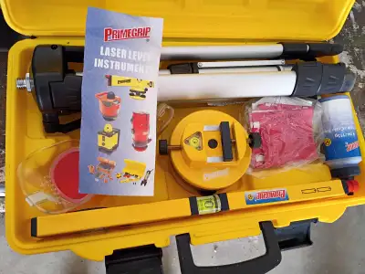 Laser level with tripod, View more