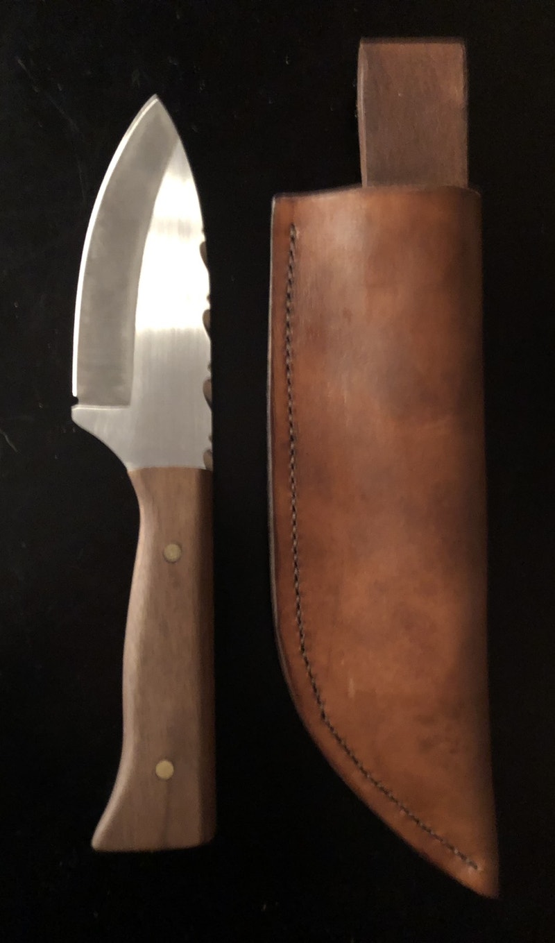 Custom knife by “The Firepit “ Arts & Collectibles Grand Bend