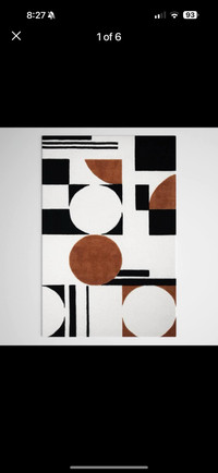 4x6 Geometric Area Rug