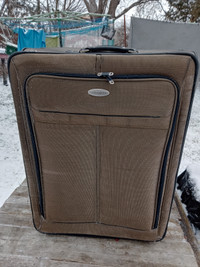 Large Samsonite Luggage, Handle, Wheels, 29.5"H x 21"W x 13"D