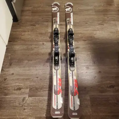 New 158cm ROSSIGNOL Skis with ROSSIGNOL Bindings , View more