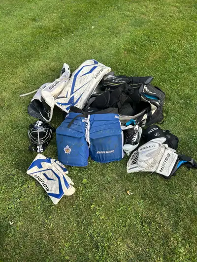   Sr Bauer goalie equipment set , View more