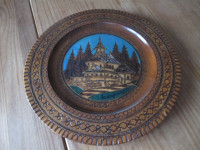 Wooden Plate – Souvenir from Zakopane