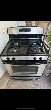 GE GAS STOVE RANGE OVEN STAINLESS STEEL CAN DELIVER