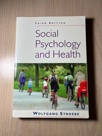 Social Psychology and Health 3rd Edition by Wolfgang Stroebe