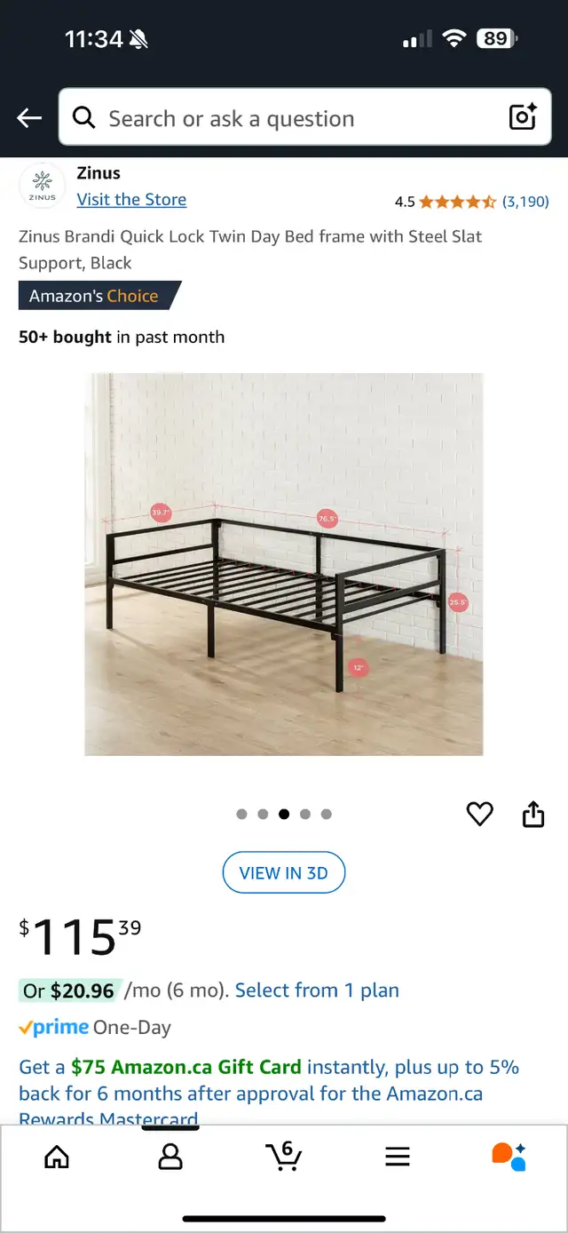 Twin size bed and mattress in Beds & Mattresses in City of Toronto - Image 3