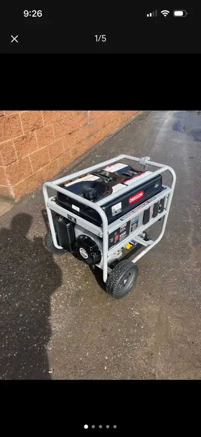 New 7000 starting watt generator , View more