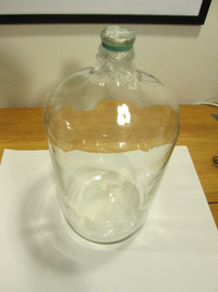 Glass carboy fermenter