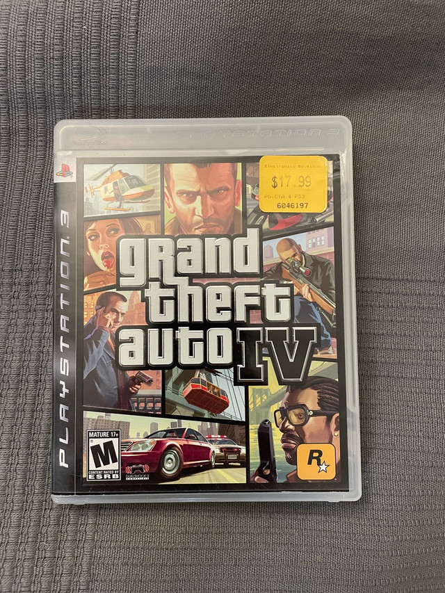 Grand Theft Auto IV PS3 PlayStation 3 video game in Sony Playstation 3 in City of Toronto
