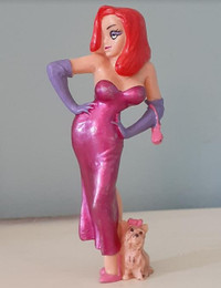 1988 Jessica Rabbit Who Framed Roger Rabbit Disney PVC figurine