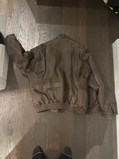 Pelle Cuir Genuine Leather Bomber Jacket – Men’s XL – Brown, View more