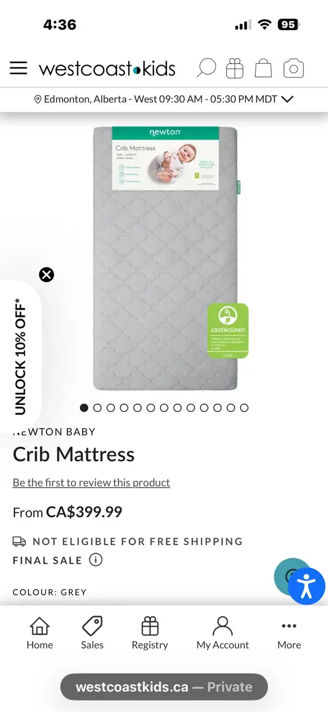 Newton Crib Mattress in Cribs in Edmonton - Image 3