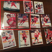 Steve YZERMAN hockey cards
