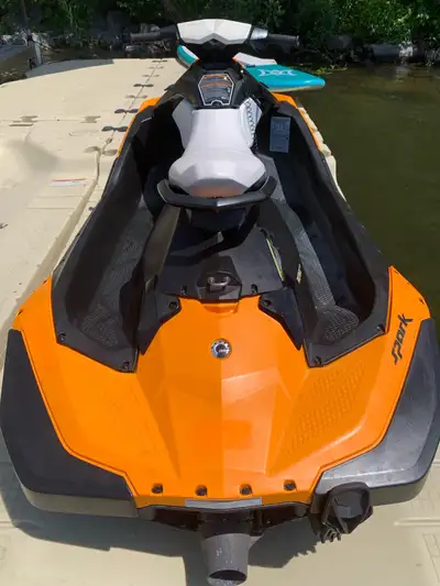 2014 Sea Doo Spark Water test avail. 2 up 132 hrs 80kmh Tuned to 90 No IBR- No VTS No trades Fresh S...
