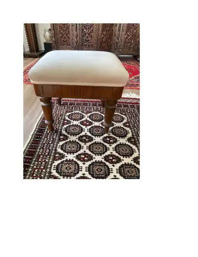 Adjustable raising Ottoman / Makeup Stool, View more