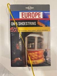 Europe on a Shoe String Lonely Planet Guidebook