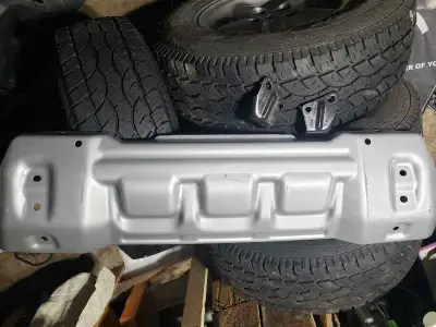 Solid metal Skid plate from jeep gladiator mojave Also have rock sliders available Skid plate can be...