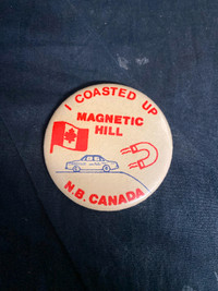Old Magnetic Hill Souvenir Button