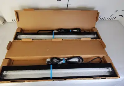 Herman Miller Under Desk Work Bench Lamp Light 35" x 2 Units NEW, View more
