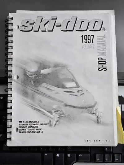 Snowmobile shop manuals, see pictures. All for $60.00