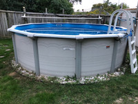 15' round pool Steele , complete 1500