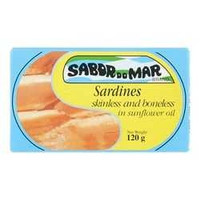 Sabor Do Mar Sardines Skineless/Pack Of 15 Sealed
