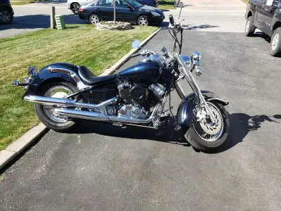 98 vstar 650 classic as is. Passed safety last year All new fluids New front tire New clutch Custom...