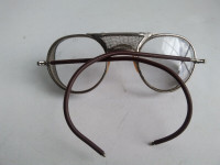 Antique 1940's B&L Steampunk Safety Goggles/Glasses