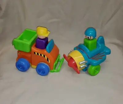 TOMY Lamaze Push & Go Toy Vehicles,Airplane & Dump Truck,TOOMIES, View more