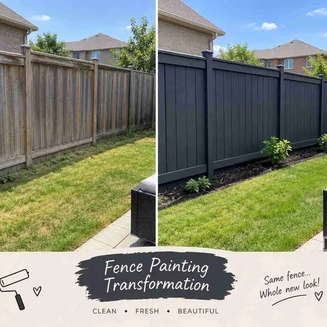      Transform Your Backyard — Fence & Deck Painting