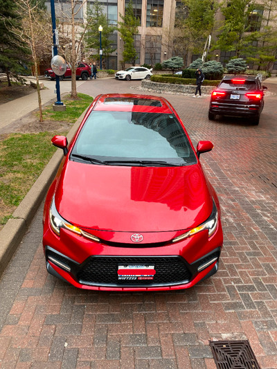 Lease Takeover | Low Millage | 2020 Red Toyota Corolla SE