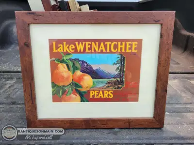 Framed Vintage Fruit Labels, View more