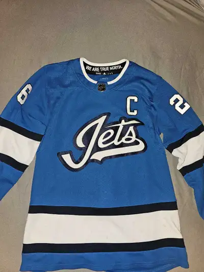 Get ready to show your Winnipeg Jets pride with this Adidas Blake Wheeler jersey! Featuring the icon...