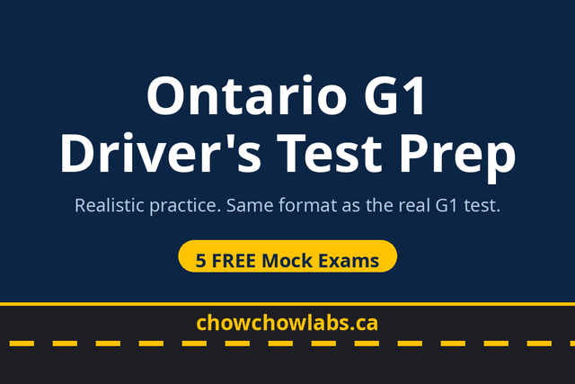 Ontario G1 Practice Test – with Free Mock Exams Online