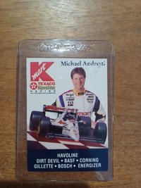 Michael Andretti K Mart Texaco Promo Trading Card 1992
