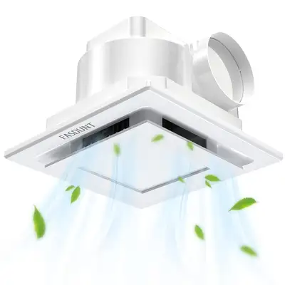 FASDUNT Bathroom Exhaust Fan with Light,, View more