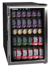 New Frigidaire 126-Can Stainless Steel Beverage Center, 4.4 cu.
