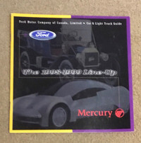 Ford & Mercury Auto Brochure For Sale
