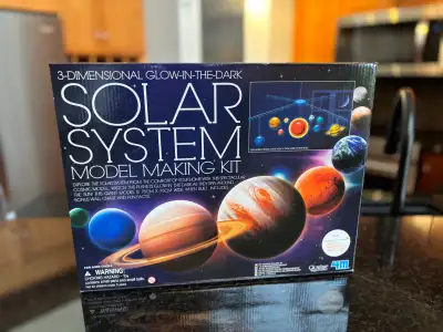 3d Solar System Model Making Kit - Brand New In Packaging!