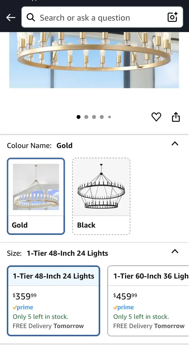 CoyRizds Gold Wagon Wheel Chandelier 48" 24-Lights in Indoor Lighting & Fans in City of Toronto - Image 8