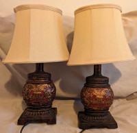 2 lampes de chevet 