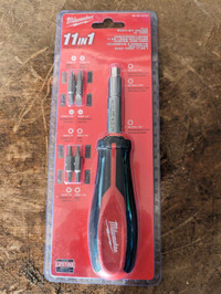 Milwaukee  11-in-1 Multi-Tip Screwdriver with Square Drive bits
